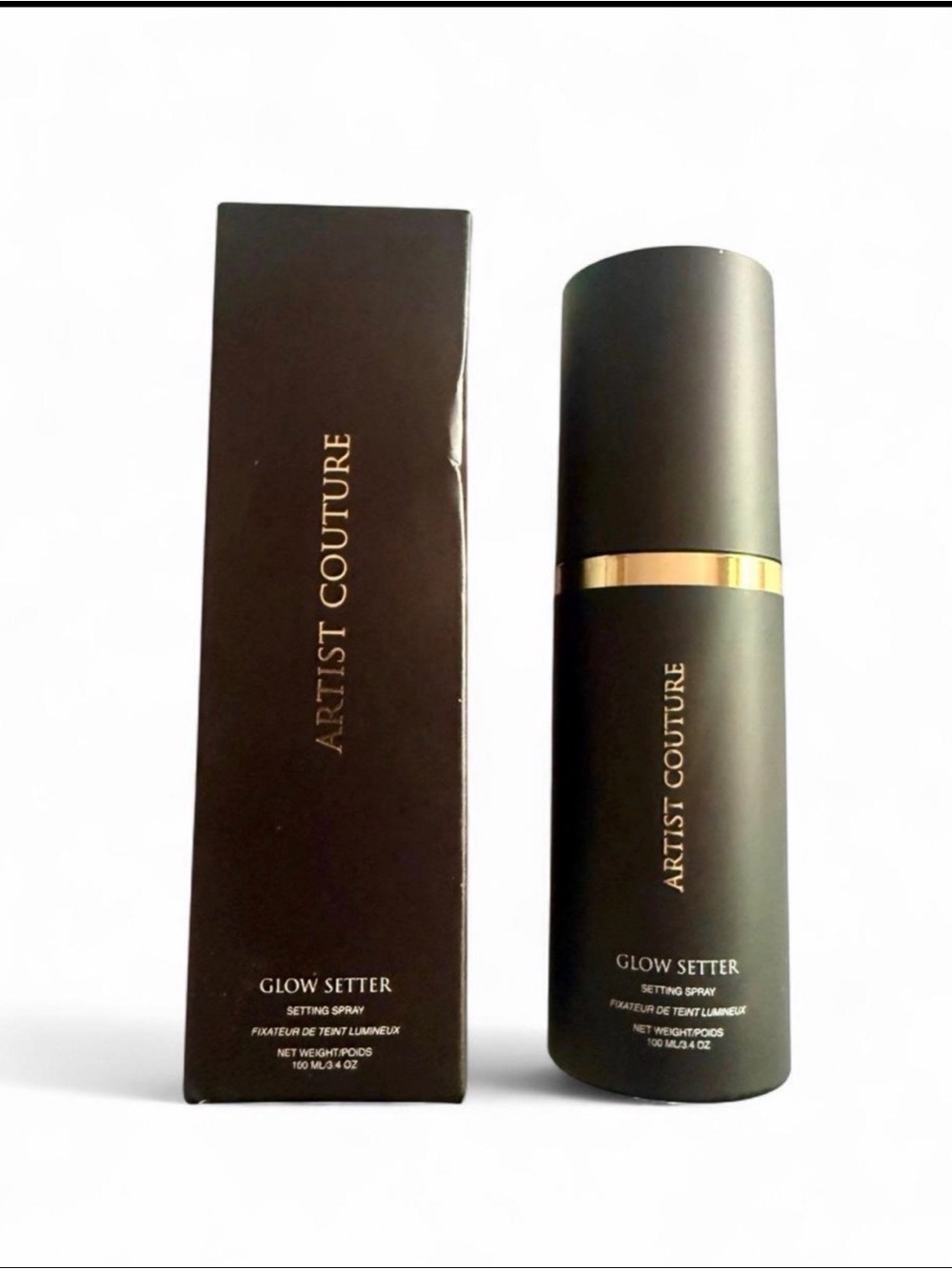 Artist Couture Glow Setter Setting Spray — Black & Gold